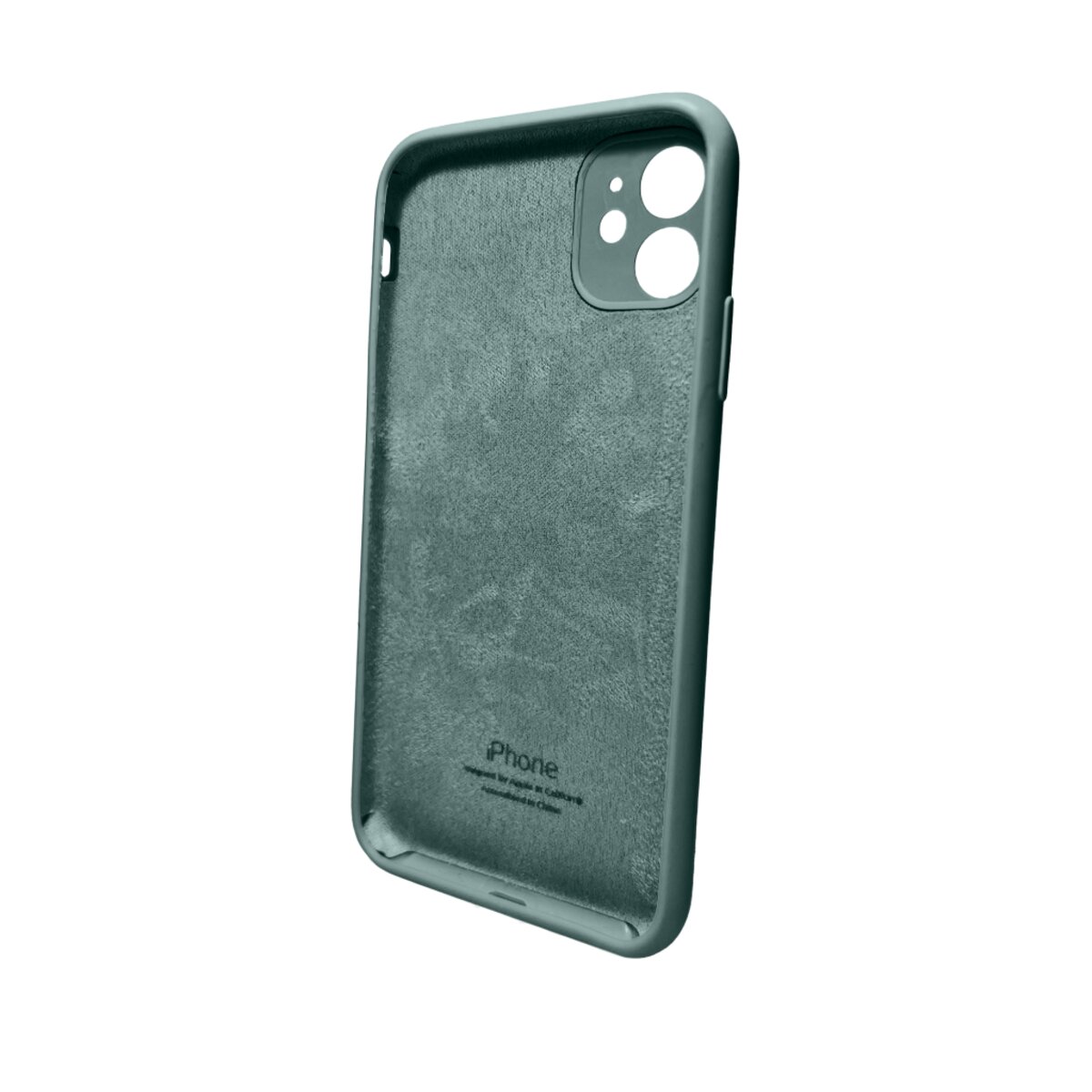 Чохол для смартфона Silicone Full Case AA Camera Protect for Apple iPhone 11 кругл 46,Pine Green