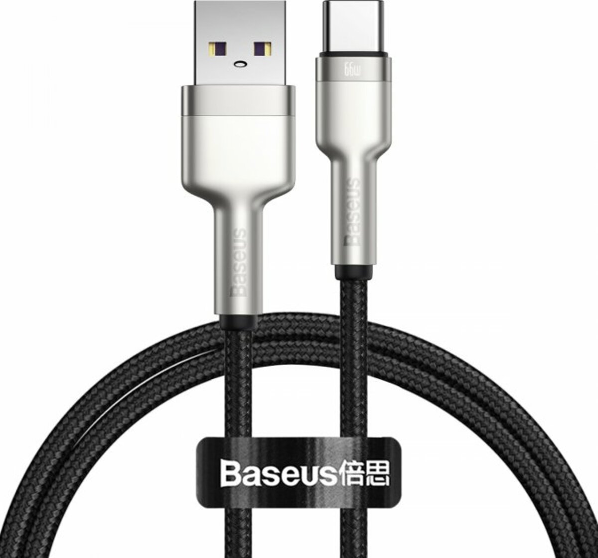 Кабель Baseus Cafule Series Metal Data Cable USB to Type-C 66W 1m Black