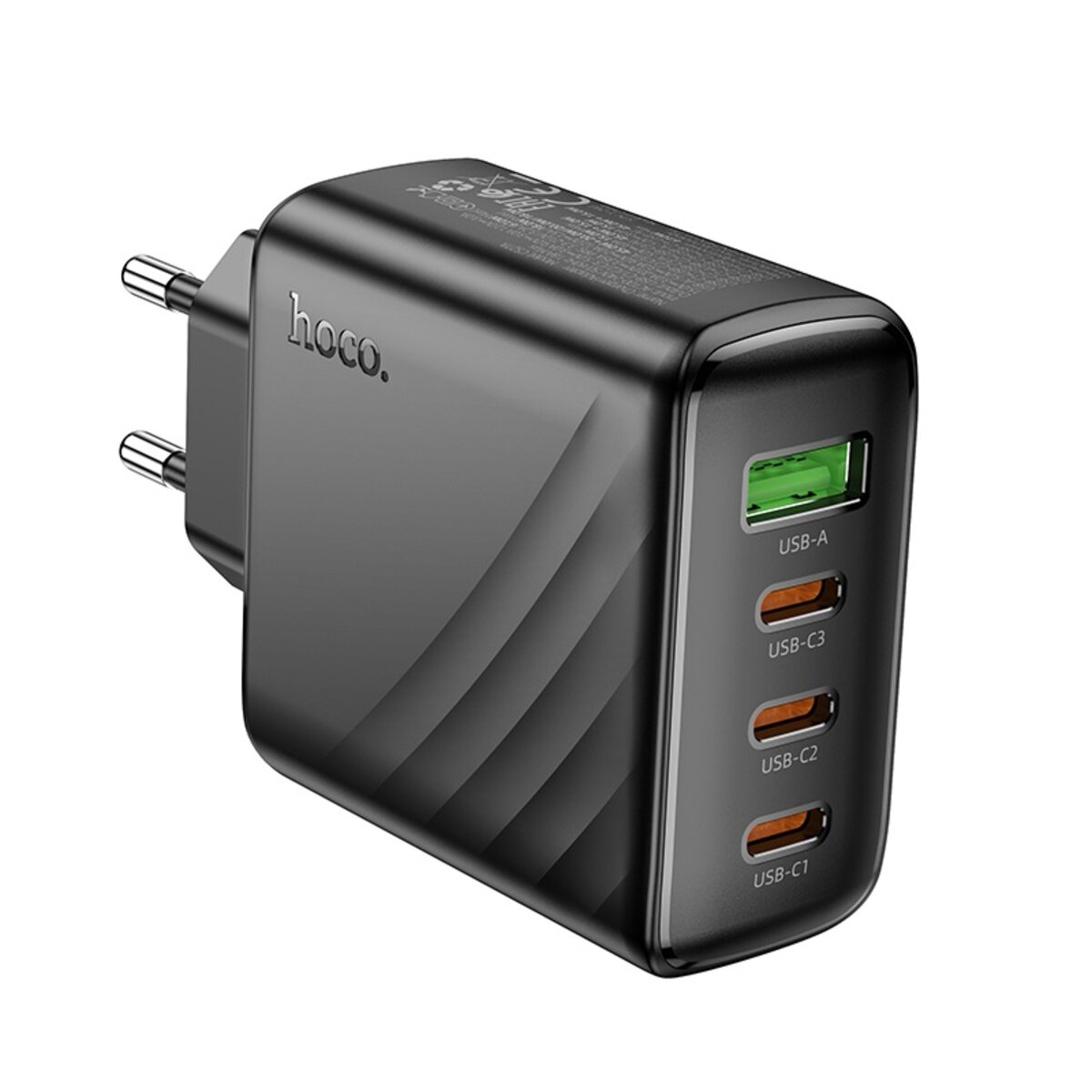Мережевий зарядний пристрій HOCO CS27A Supply PD67W (3C1A) charger (EU) Black