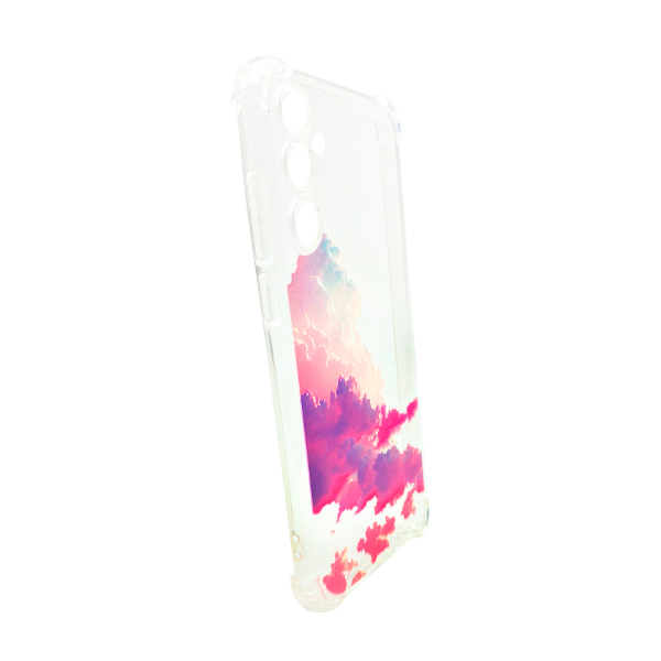 Чехол Wave Above Case для Samsung A04s-2022/A047 Clear Purple Sunrise with Camera Lens