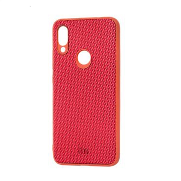 Чехол накладка Carbon для Xiaomi Redmi 7 Red