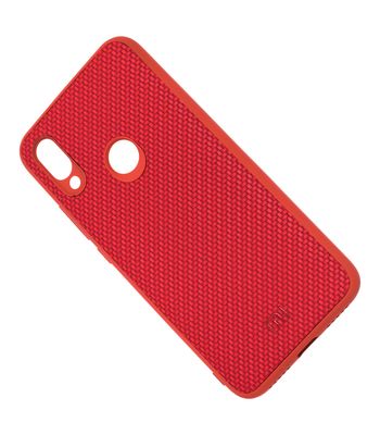 Чехол накладка Carbon для Xiaomi Redmi 7 Red