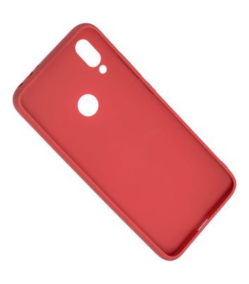 Чехол накладка Carbon для Xiaomi Redmi 7 Red