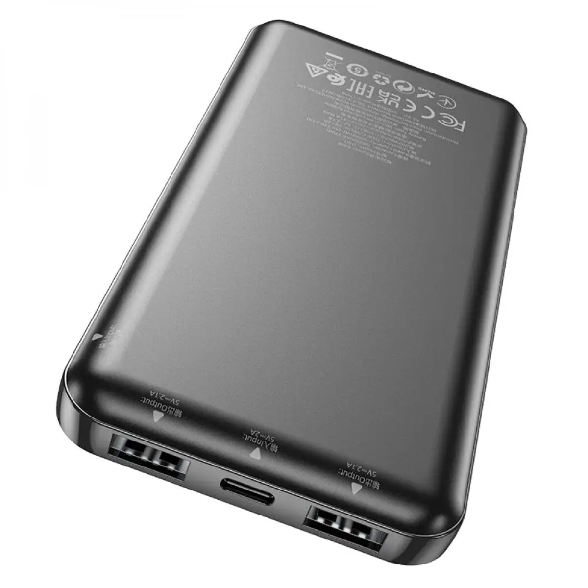 Зовнішній акумулятор HOCO J100 High-ranking power bank(10000mAh) Black