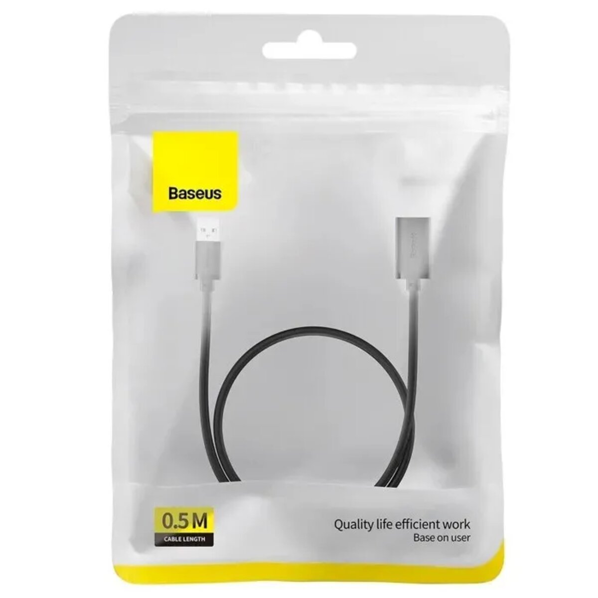 Кабель-подовжувач Baseus AirJoy Series USB2.0 Extension Cable 0.5m Cluster Black