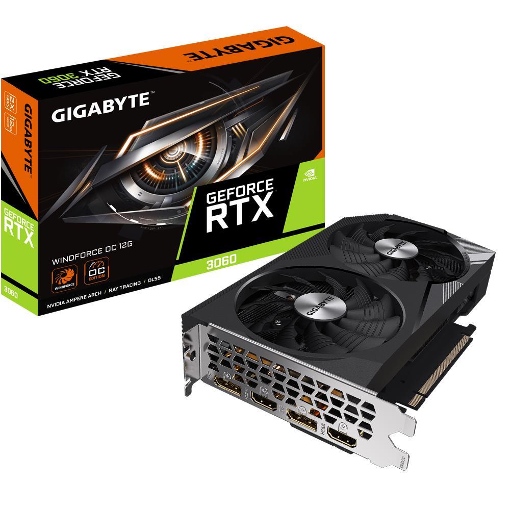 Відеокарта PCIE16 RTX3060 12GB GDDR6 N3060WF2OC-12GD 2.0 GIGABYTE
