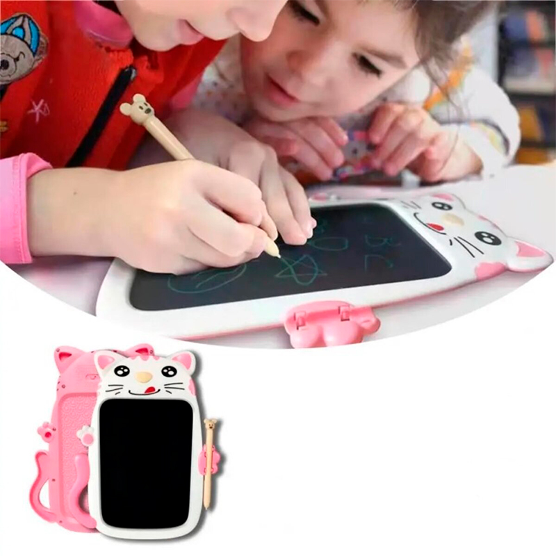 Планшет для малювання Kids Pad Color Kity Pink 9 дюймів