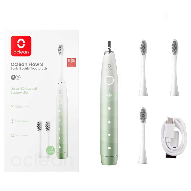 Електрична зубна щітка Oclean Flow S Electric Toothbrush Green