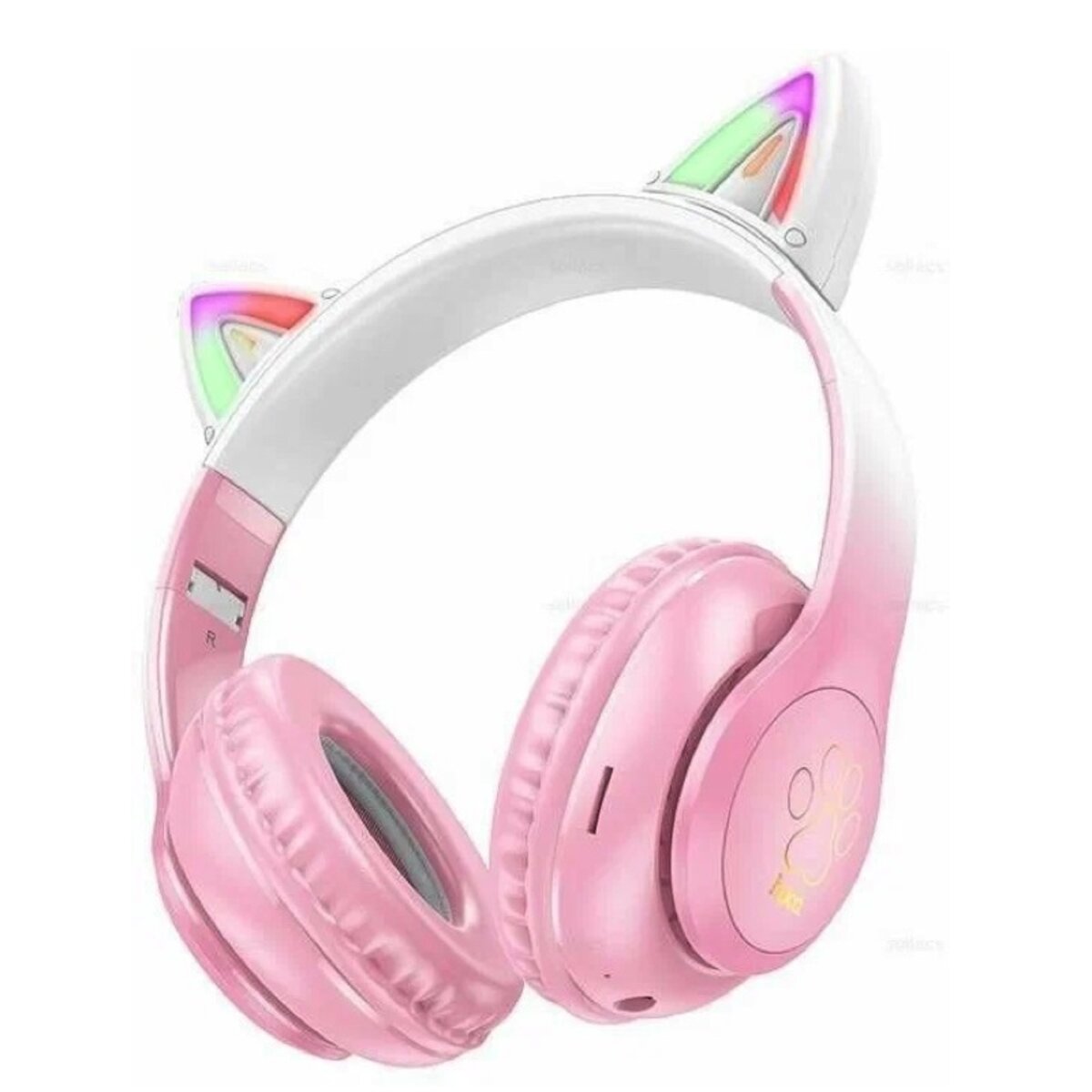 Навушники HOCO W42 Cat ears BT headphones Cherry Blossom