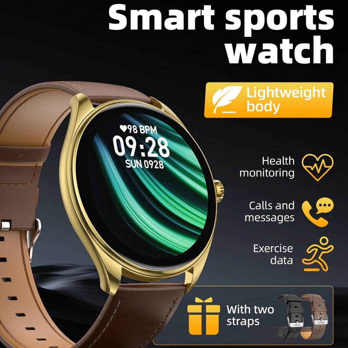 Смарт-годинник HOCO Y22 AMOLED Smart sports watch(call version) Silver
