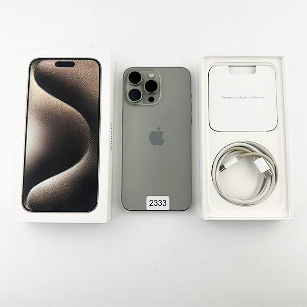 Apple iPhone 15 Pro Max 512GB Natural Titanium Б/У №2333 (Стан 8/10)