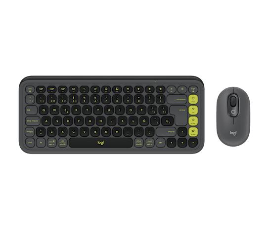 Комплект (клавіатура, миша) бездротовий Logitech Pop Icon Combo Graphite (920-013156)