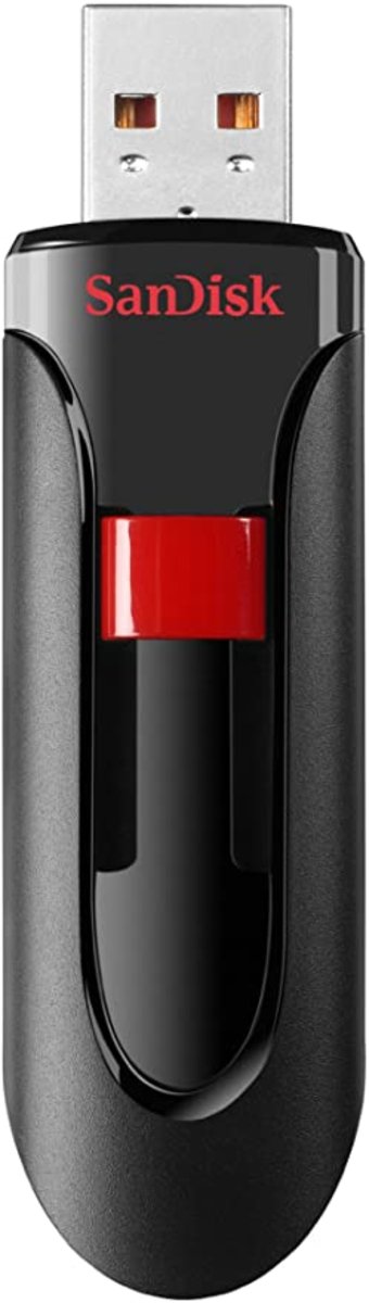 Flash SanDisk USB 2.0 Cruzer Glide 64Gb Black/Red