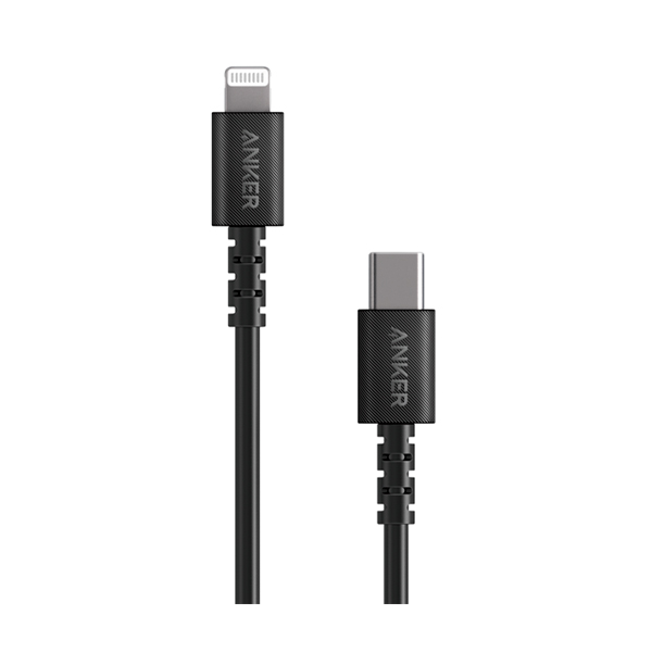 Кабель Anker Powerline Select+ USB-C to Lightning 0.9m V3 Black (A8617G11)