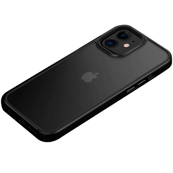 Чехол накладка Mate Plus Metal Buttons Case для iPhone 11 Black