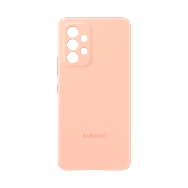 Чохол Samsung A536 Galaxy A53 5G Silicone Cover Peach (EF-PA536TPEG)