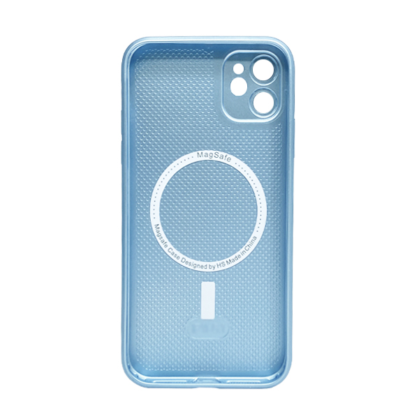 Чохол AG Glass Matte Case for iPhone 12 with MagSafe Blue