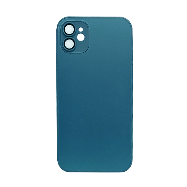 Чохол AG Glass Matte Case for iPhone 12 with MagSafe Navy Blue