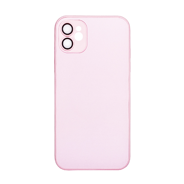 Чохол AG Glass Matte Case for iPhone 12 with MagSafe Pink