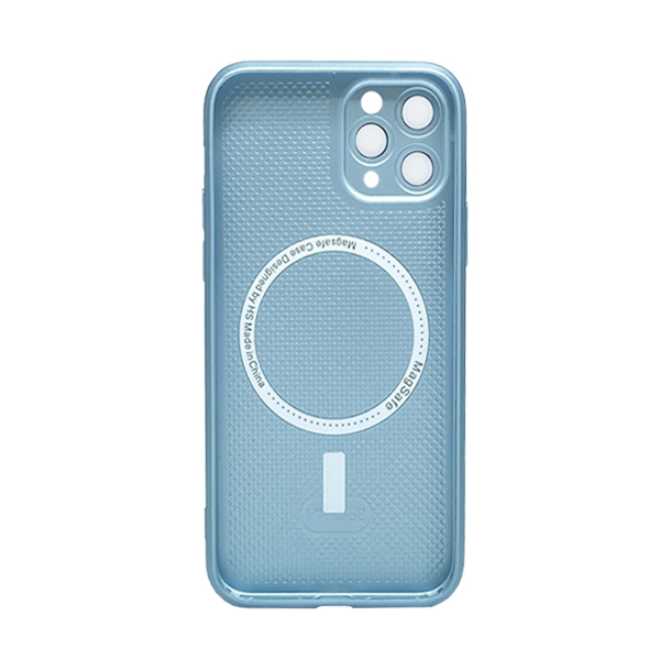 Чехол AG Glass Matte Case for iPhone 11 Pro Max with MagSafe Blue