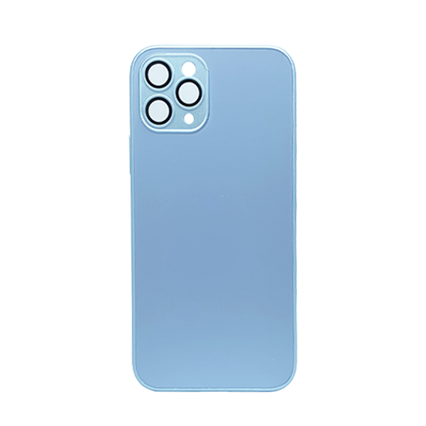 Чехол AG Glass Matte Case for iPhone 12 Pro with MagSafe Blue