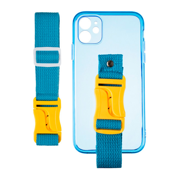 Чехол накладка Free Your Hands Sport Case для iPhone 11 Blue