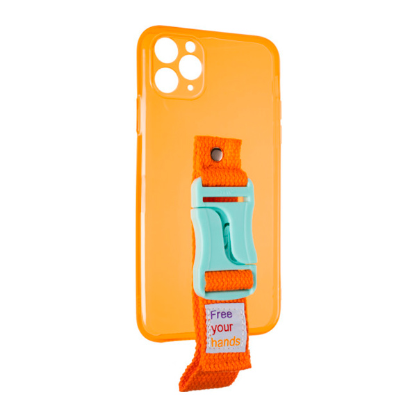 Чехол накладка Free Your Hands Sport Case для iPhone 11 Pro Max Orange