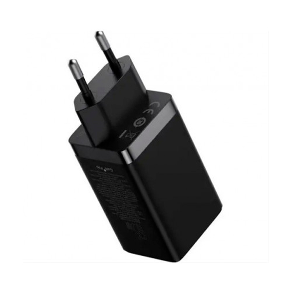 СЗУ Baseus GaN3 Pro Fast Charger 2xType-C+USB 65W Black (CCGP050101)