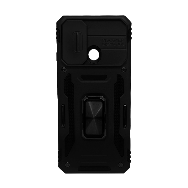 Чехол Armor Camshield Case для Xiaomi Redmi 10с/Poco C40 with Ring Black