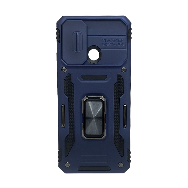 Чохол Armor Camshield Case для Xiaomi Redmi 10с/Poco C40 with Ring Dark Blue