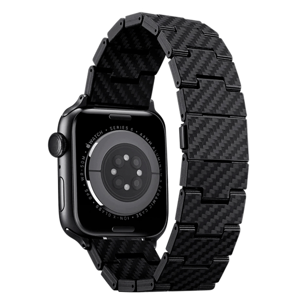 Ремешок Pitaka Carbon Fiber Watch Band Retro Black/Grey for Apple Watch 49/45/44mm (AWB2311)