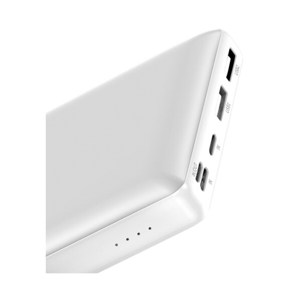 Зовнішній акумулятор Baseus Mini JA Fast Charge 3A 30000 mAh White (PPJAN-C02)