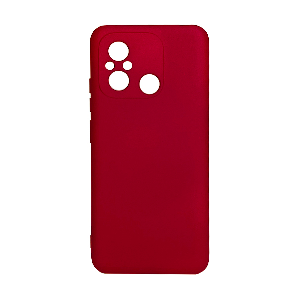 Чехол Original Soft Touch Case for Xiaomi Redmi 12c Marsala with Camera Lens