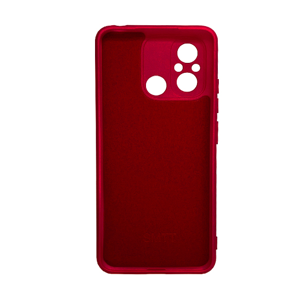 Чехол Original Soft Touch Case for Xiaomi Redmi 12c Marsala with Camera Lens