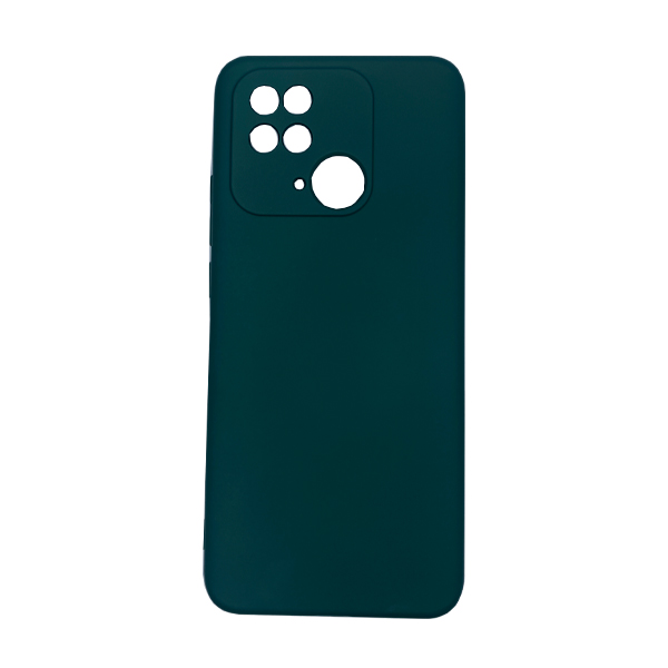 Чехол Original Soft Touch Case for Xiaomi Redmi 10с/Poco C40 Pine Green with Camera Lens