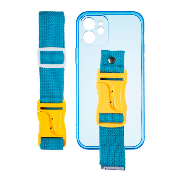Чехол накладка Free Your Hands Sport Case для iPhone 12 Blue