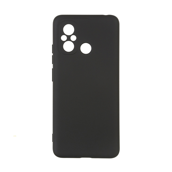 Чехол Original Soft Touch Case for Xiaomi Redmi 12c Black with Camera Lens