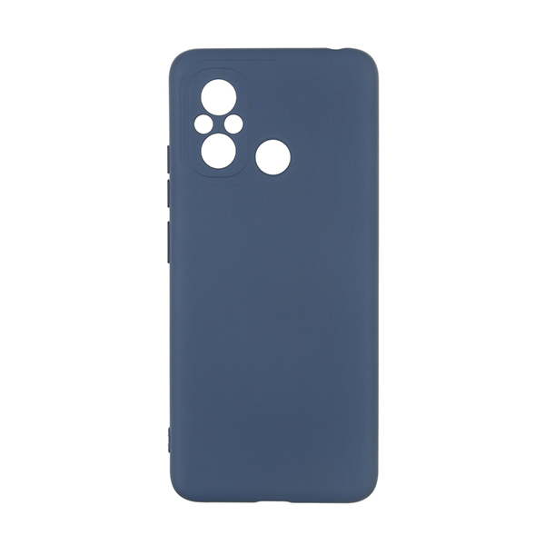 Чехол Original Soft Touch Case for Xiaomi Redmi 12c Dark Blue with Camera Lens