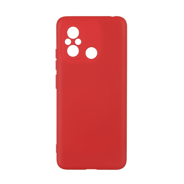 Чехол Original Soft Touch Case for Xiaomi Redmi 12c Red with Camera Lens