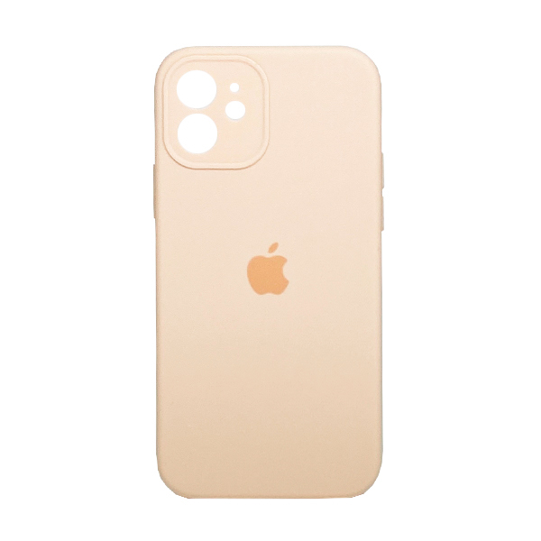 Чохол Soft Touch для Apple iPhone 12 Chalk Pink with Camera Lens Protection Square