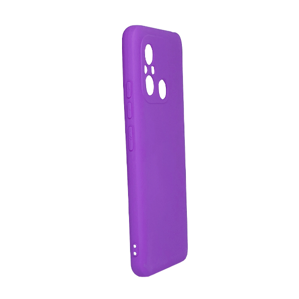 Чехол Original Soft Touch Case for Xiaomi Redmi 12c Purple with Camera Lens