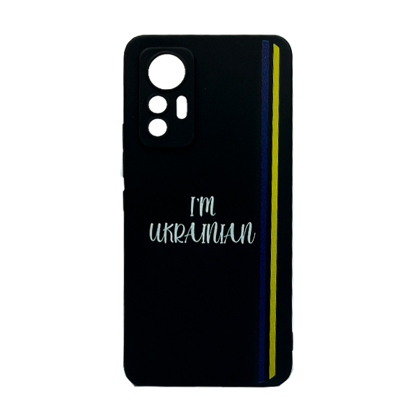 Чехол Wave We are Ukraine Case Xiaomi 12 Lite Black I`m Ukrainian with Camera Lens