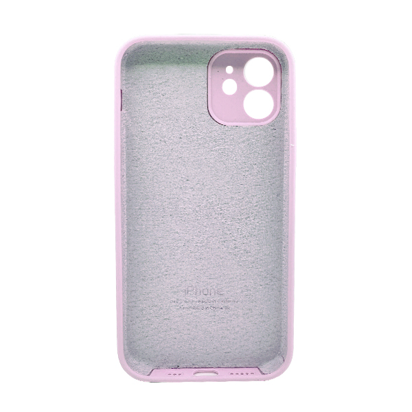 Чохол Soft Touch для Apple iPhone 12 Lilac with Camera Lens Protection Square