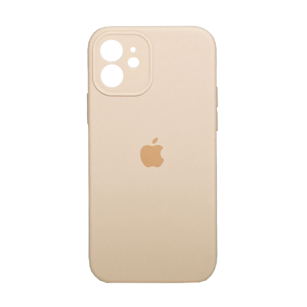Чохол Soft Touch для Apple iPhone 12 Pink Sand with Camera Lens Protection Square