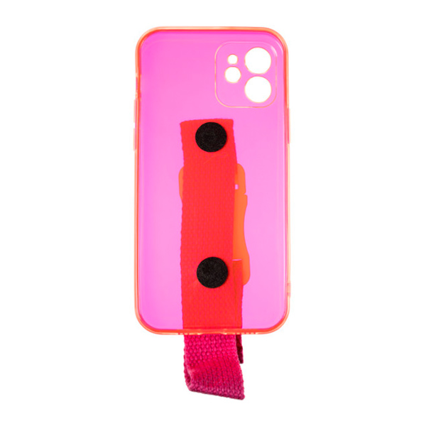 Чехол накладка Free Your Hands Sport Case для iPhone 12 Pink