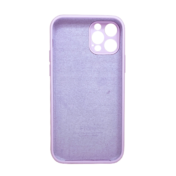 Чохол Soft Touch для Apple iPhone 12 Pro Lilac with Camera Lens Protection Square