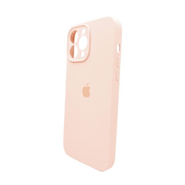 Чехол Soft Touch для Apple iPhone 12 Pro Light Pink with Camera Lens Protection Square