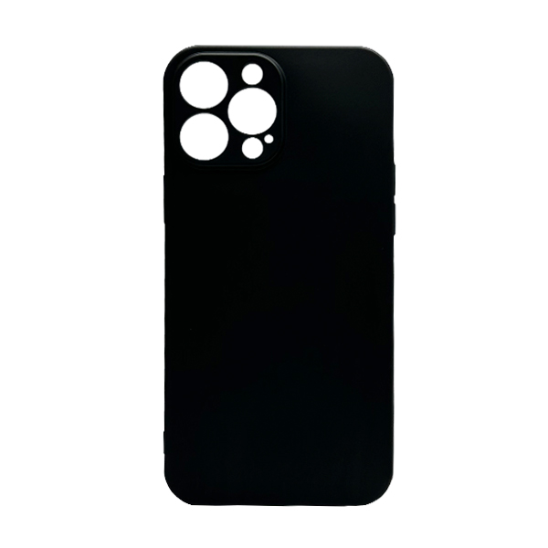 Original Silicon Case iPhone 13 Pro Max Black with Camera Lens