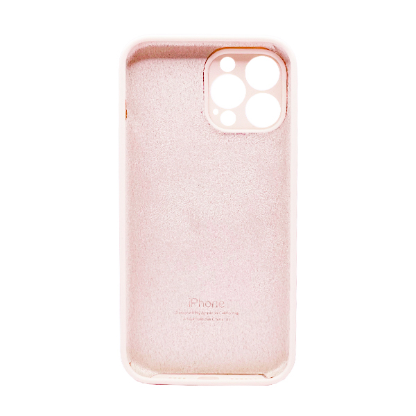 Чехол Soft Touch для Apple iPhone 12 Pro Light Pink with Camera Lens Protection Square