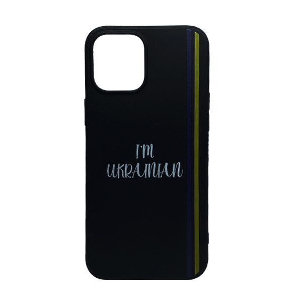 Чехол Wave We are Ukraine Case iPhone 12 Pro Max Black I`m Ukrainian